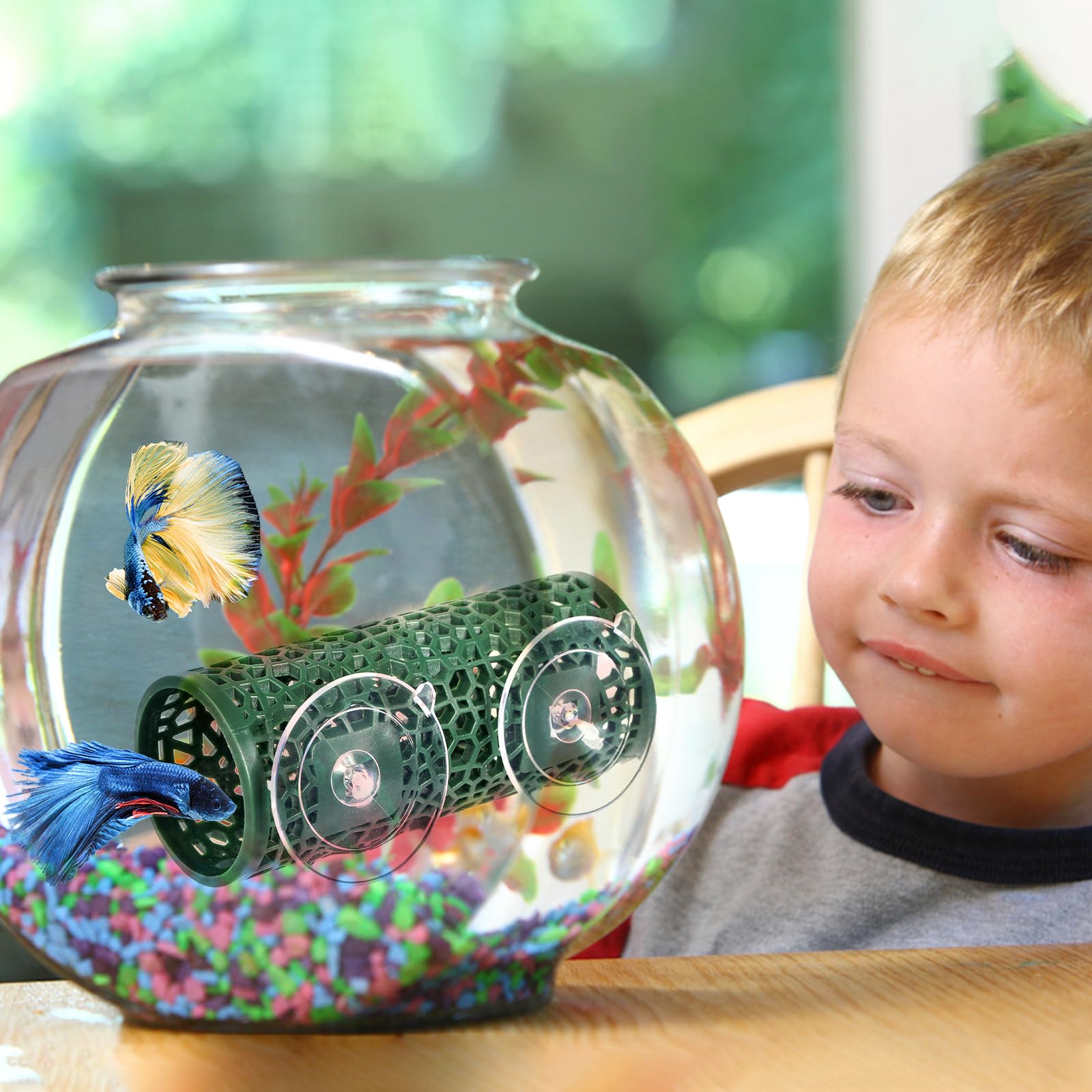 Abizoo Betta Tunnel hammock-moss: natural resting area for active fish.