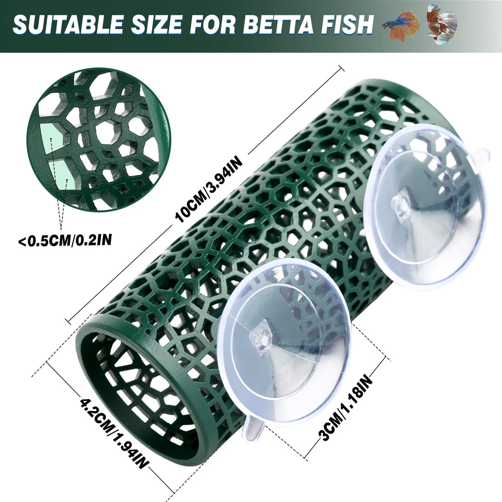 Abizoo Betta Tunnel shows a peeking betta, highlighting engaging enrichment.