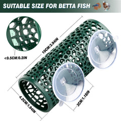Abizoo Betta Tunnel shows a peeking betta, highlighting engaging enrichment.