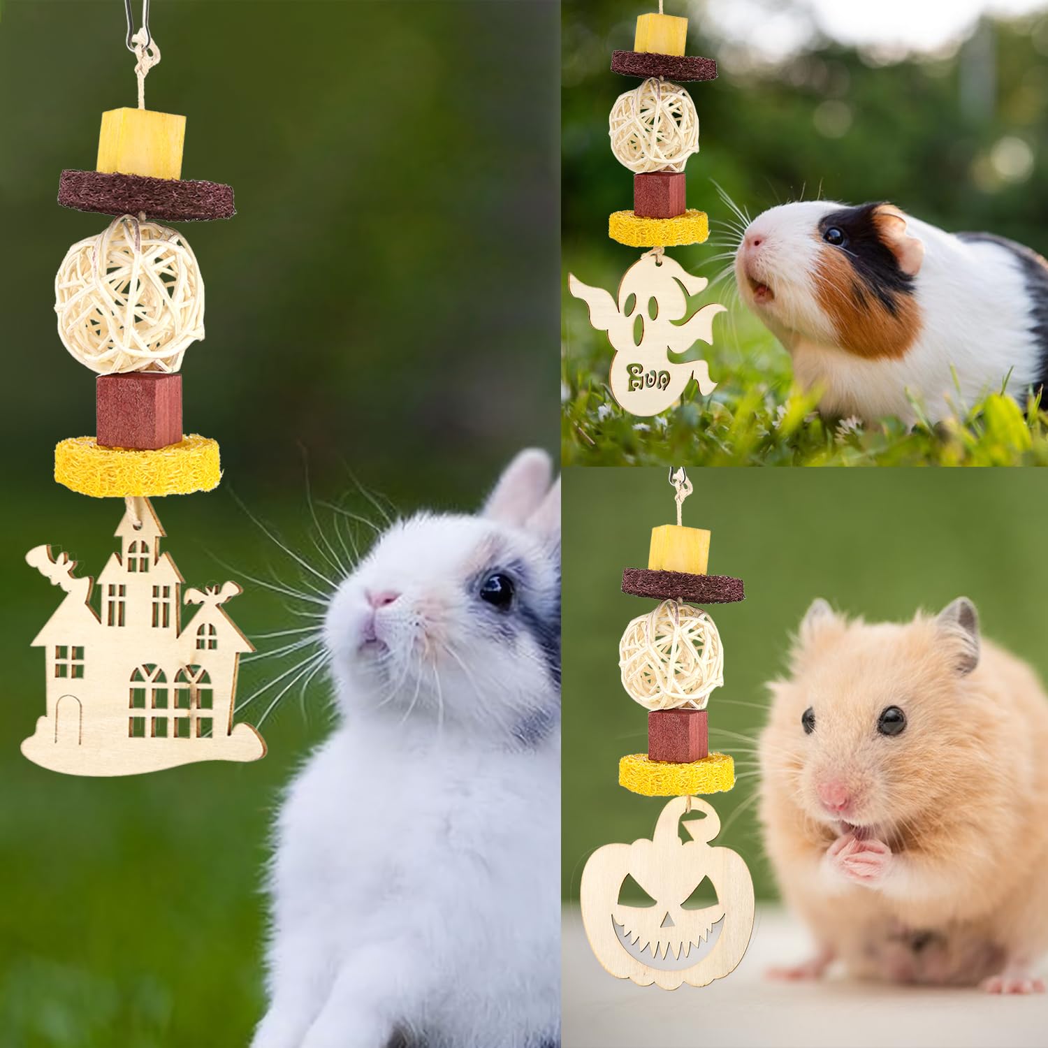 Abizoo Halloween natural materials reduce plastic exposure while keeping pets engaged.