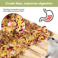 Abizoo natural bamboo wood texture indicates a durable chew surface.