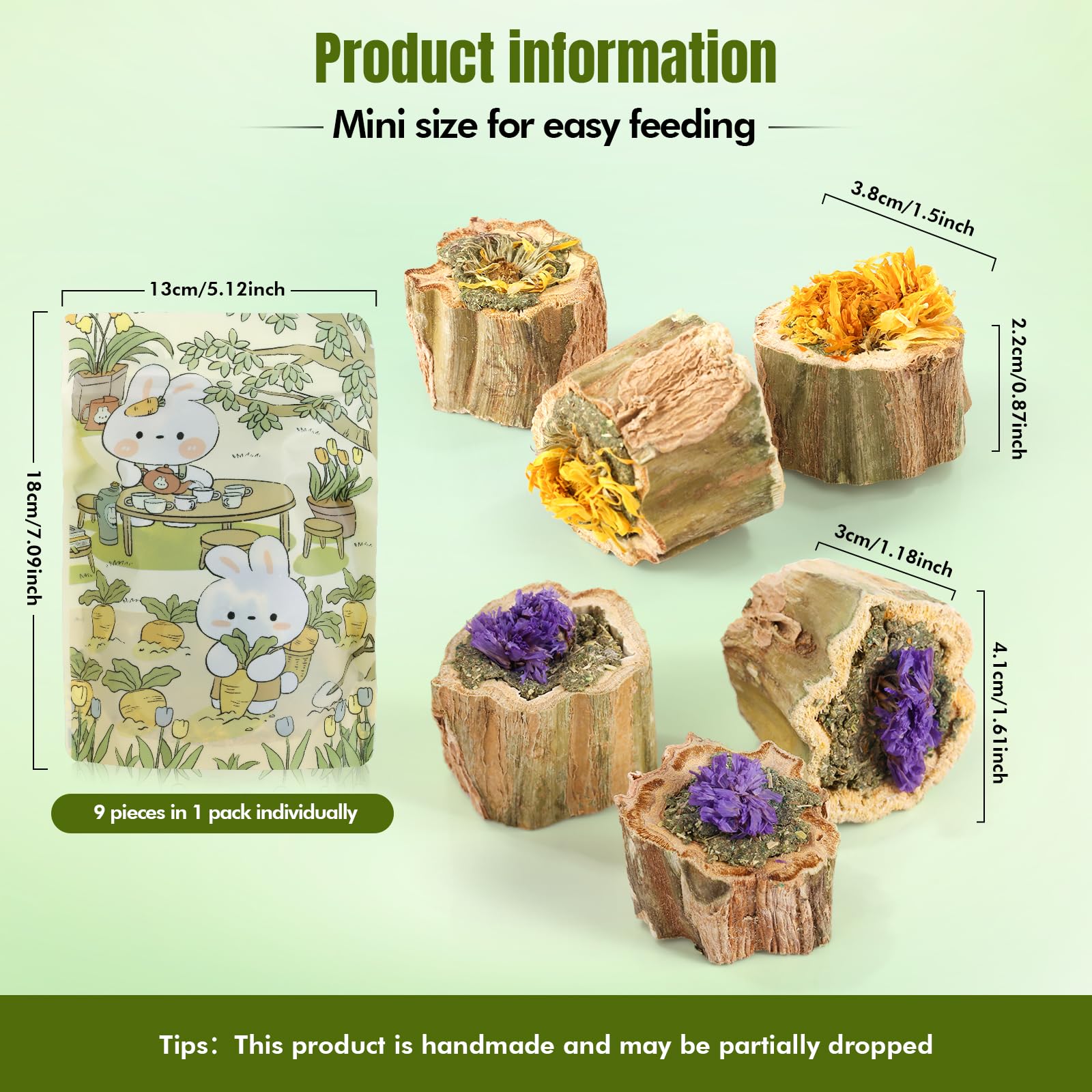Abizoo organic alfalfa core foraging image highlights gut-friendly nibbling