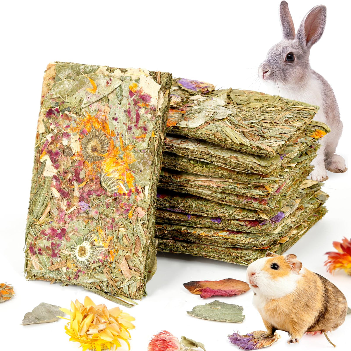 Abizoo Rabbit Natural Treats pack shows ten individual packs for fresh, on-the-go snacks.