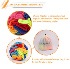 Ablechien Snuffle Ball during dog play demonstrates interactive scent stimulation.