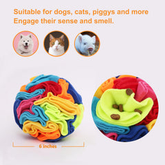 Ablechien Snuffle Ball shows hidden treats for treat-search fun.