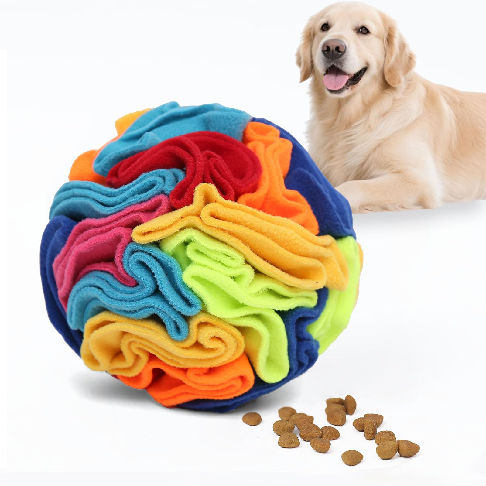 Ablechien Snuffle Ball setup for large dogs encourages sniff-and-search fun.