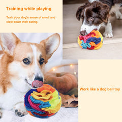 Ablechien Snuffle Ball storage bag in use for easy transport and organization.