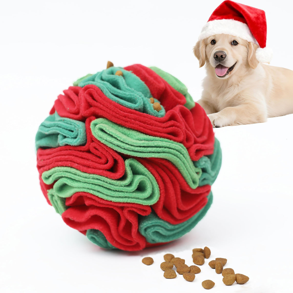Ablechien Snuffle Ball treat-inside enables enrichment and slow-foraging play.