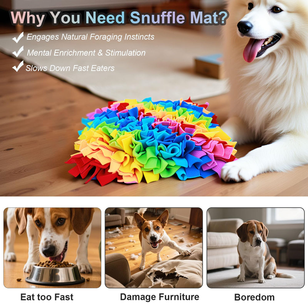 Ablechien Snuffle Mat is machine-washable for quick, hygienic cleaning after play.