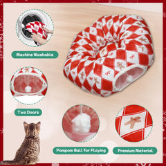abobwey cat-tunnel-zipper-connection demonstrates modular play and easy shape changes.