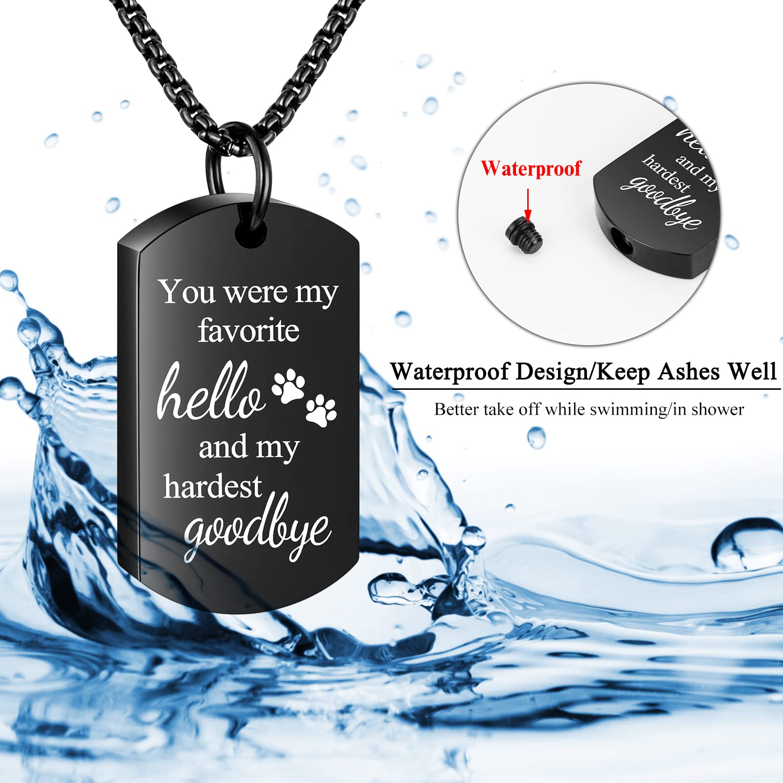 Abooxiu pendant with adjustable 20-inch chain for comfortable wear.