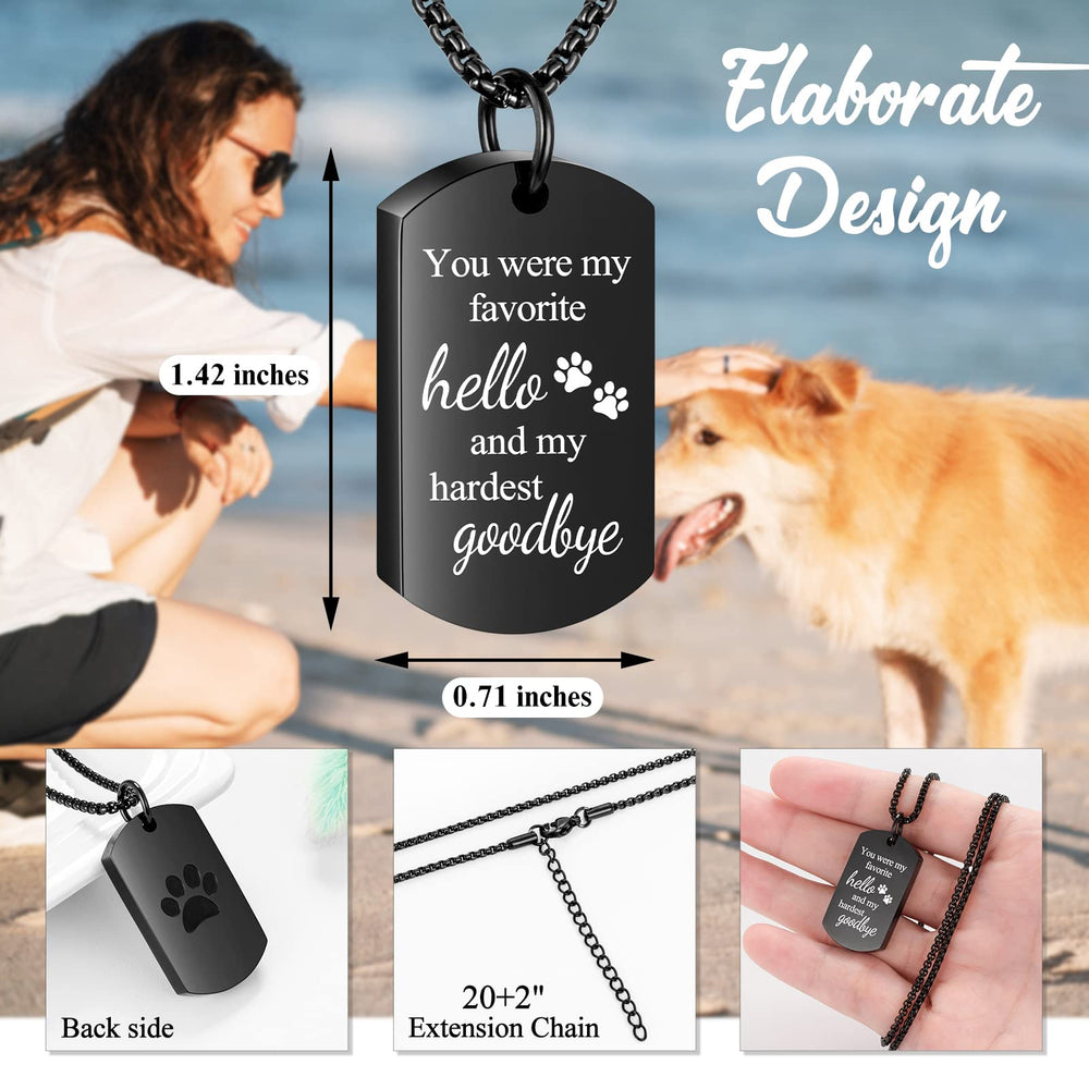 Abooxiu cremation necklace stainless steel pendant stays rust-free and skin-safe.