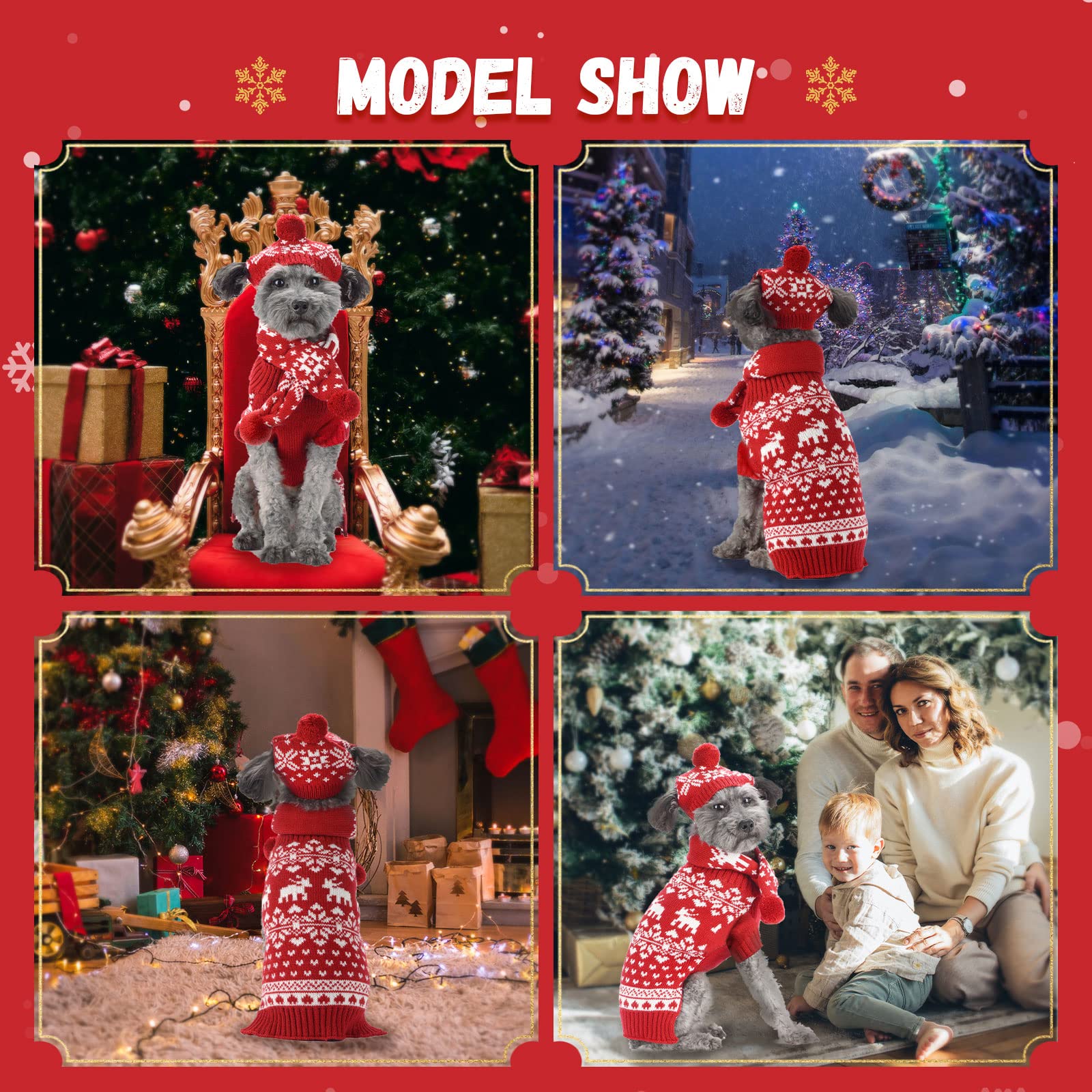 ABRRLO Christmas photo set demonstrates adorable holiday card option.