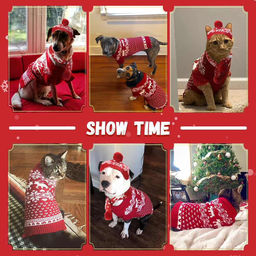 ABRRLO dog Christmas scarf detail highlights secure cross-strap design.