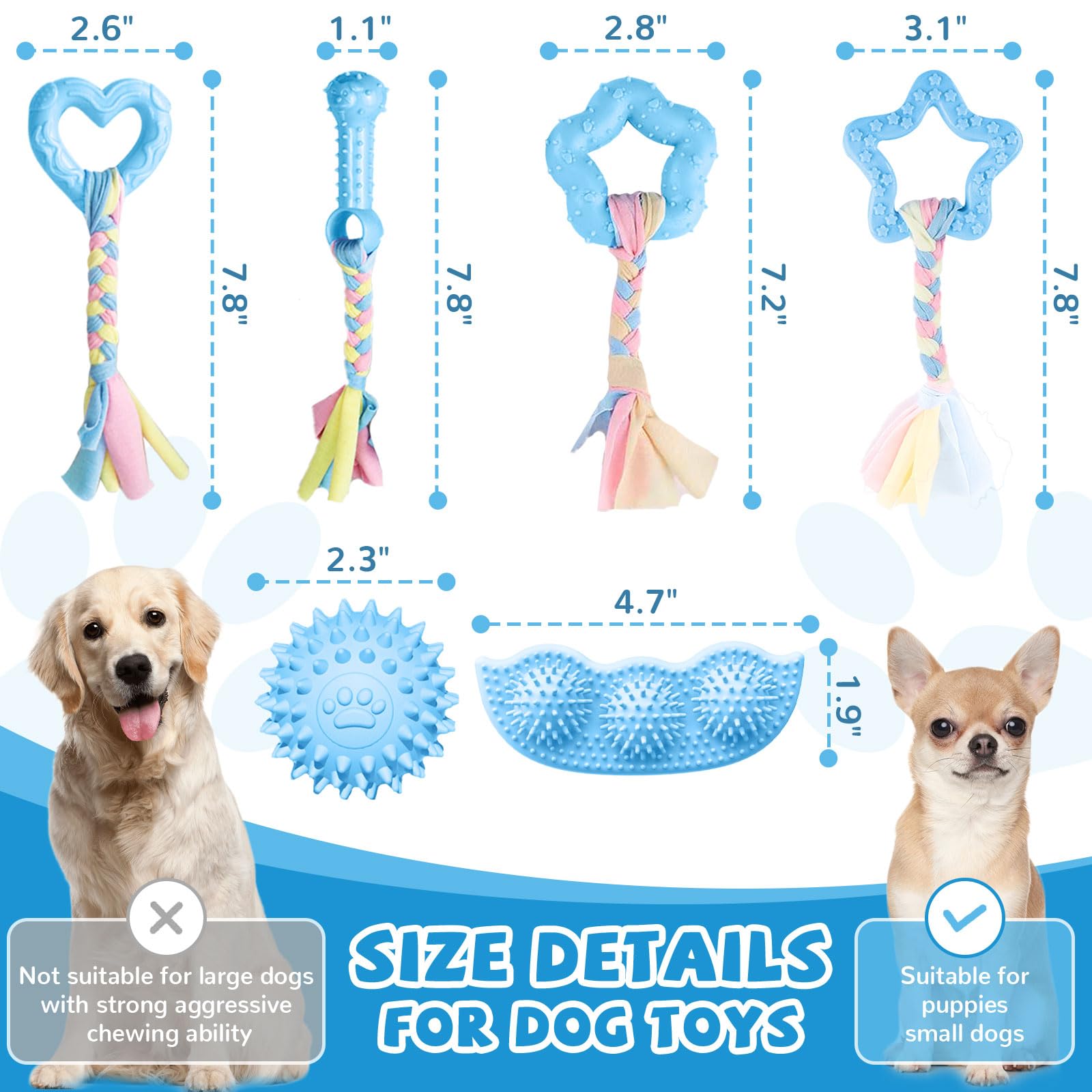 ABRRLO safe puppy toys non-toxic materials with low odor.