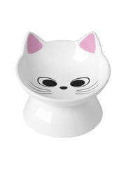 ABRUTY cat-food-bowl-5oz-sideview offers compact 5oz capacity for portion control and easy feeding.