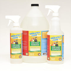 Absolutely Clean Bird Poop Remover outdoor cleanup in action for tough grime