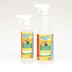 Absolutely Clean Bird Poop Remover spray nozzle demonstrates fast-acting cleaning