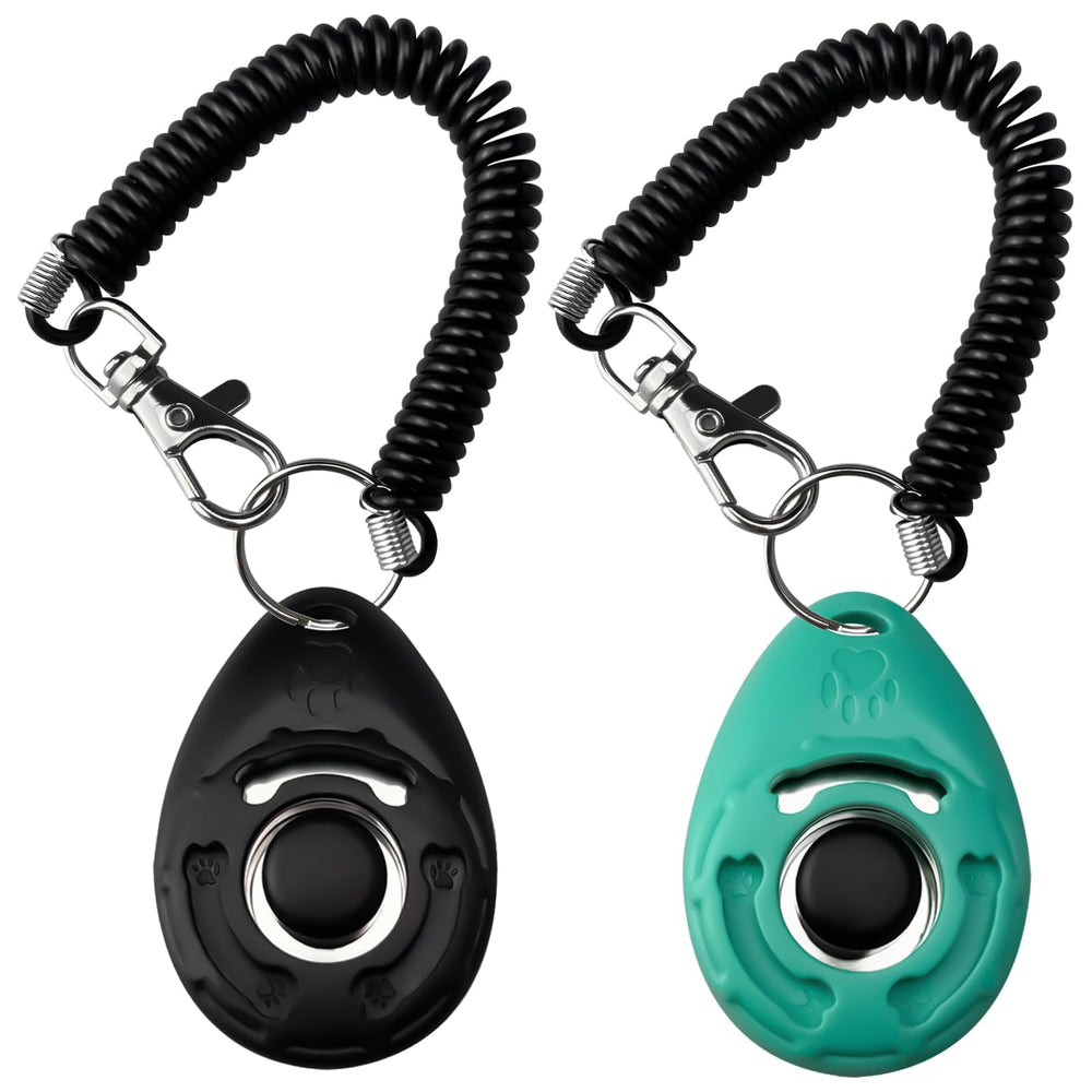 ABSONE dog clicker with wrist strap for quick training on walks