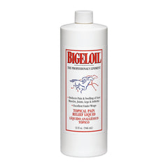 Absorbine Bigeloil 32oz bottle for topical relief and conditioning.