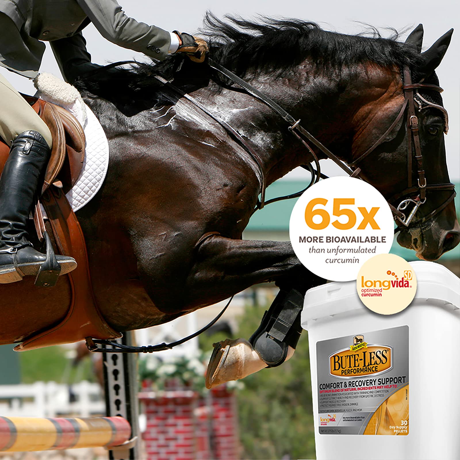 Absorbine Bute-Less tub in stable setting emphasizes everyday use
