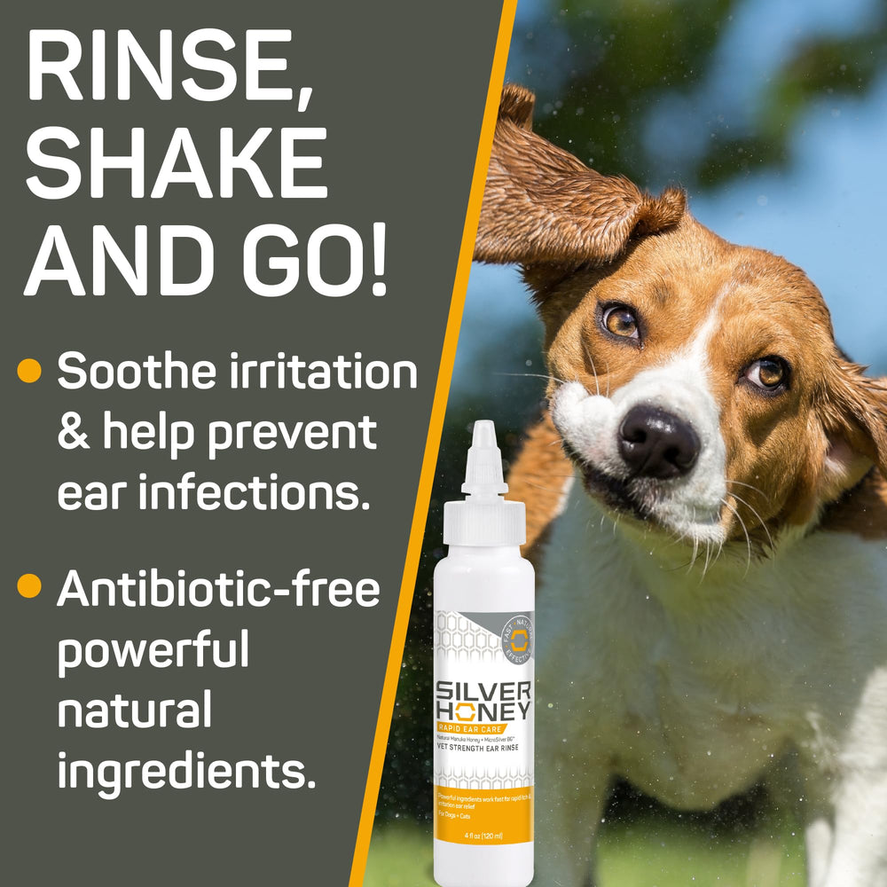 Absorbine Silver Honey Manuka Honey label close-up emphasizes premium natural ingredients.