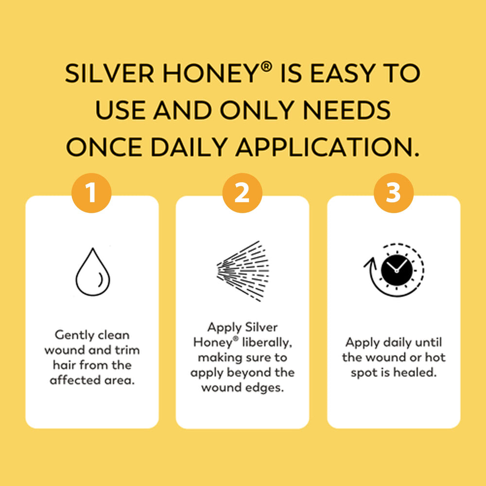 Absorbine Silver Honey ointment texture close-up for soothing healing.