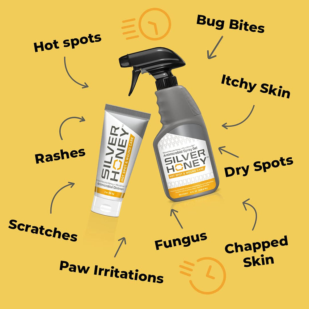 Absorbine Silver Honey wound care kit illustrate versatile animal care.