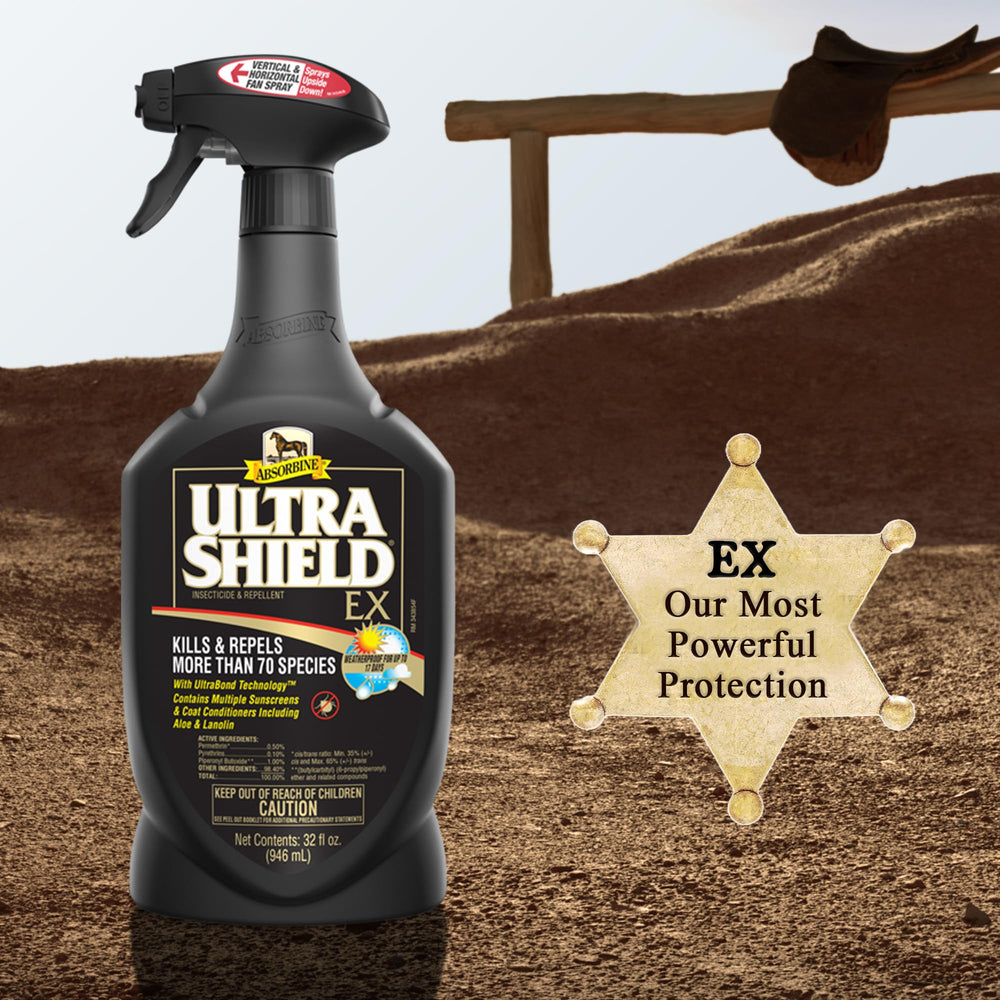 Absorbine UltraShield EX barn setup protects the stable environment from pests.