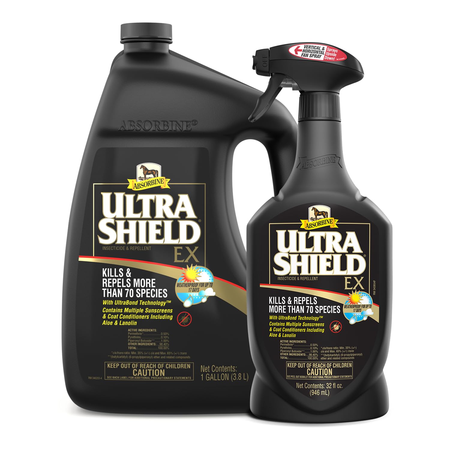 Absorbine UltraShield EX used in a stable setting to protect animals and stalls