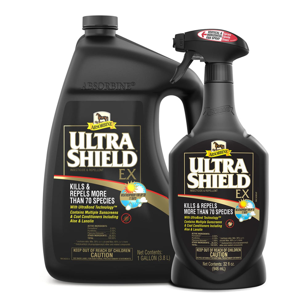 Absorbine UltraShield EX used in a stable setting to protect animals and stalls