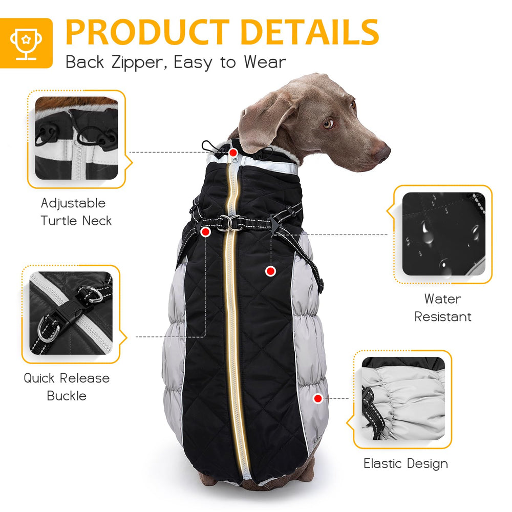 Abuandi elastic waist design allows flexible sizing for different dog shapes