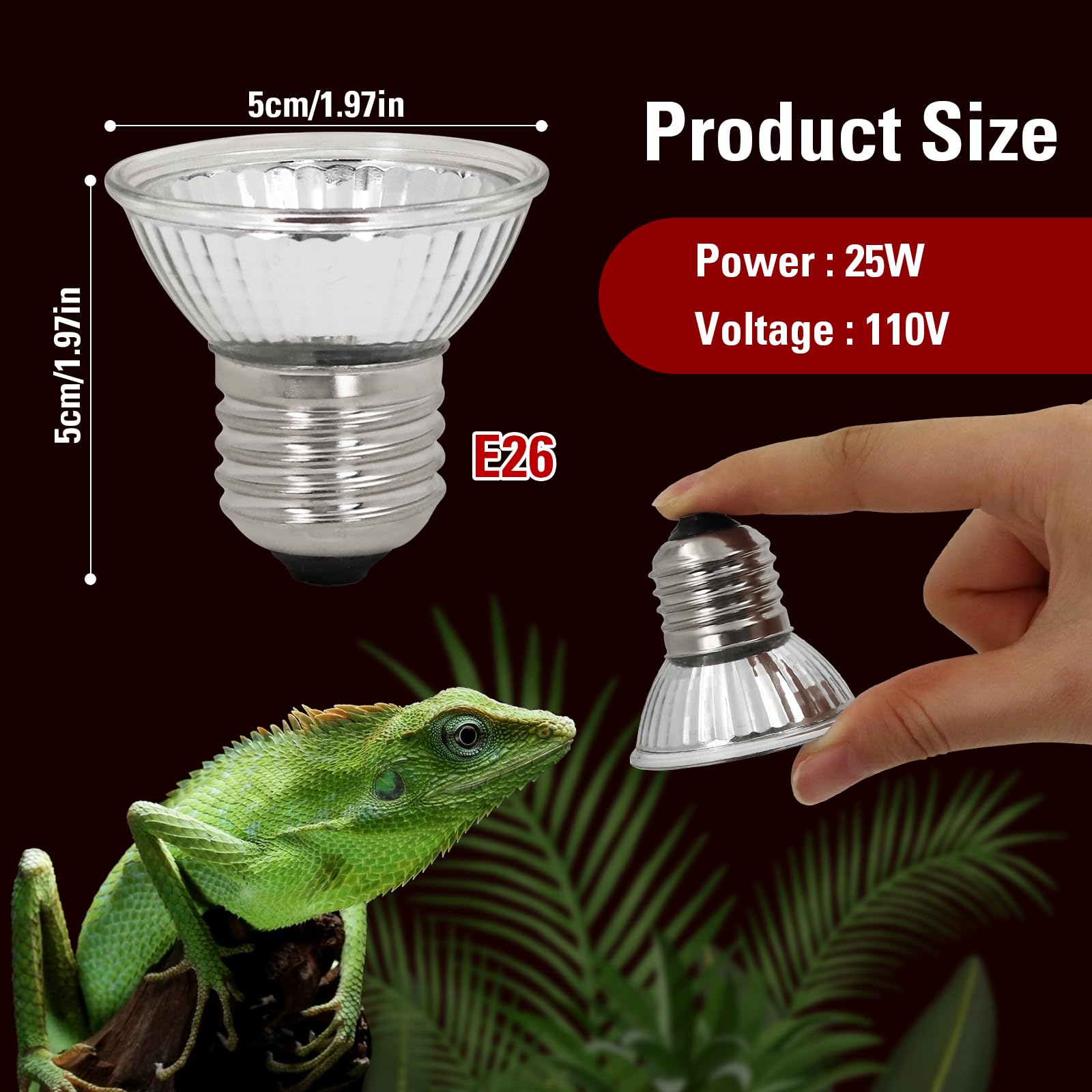 Abustle pig reptile terrarium bulbs mimic sun for terrarium activity and digestion
