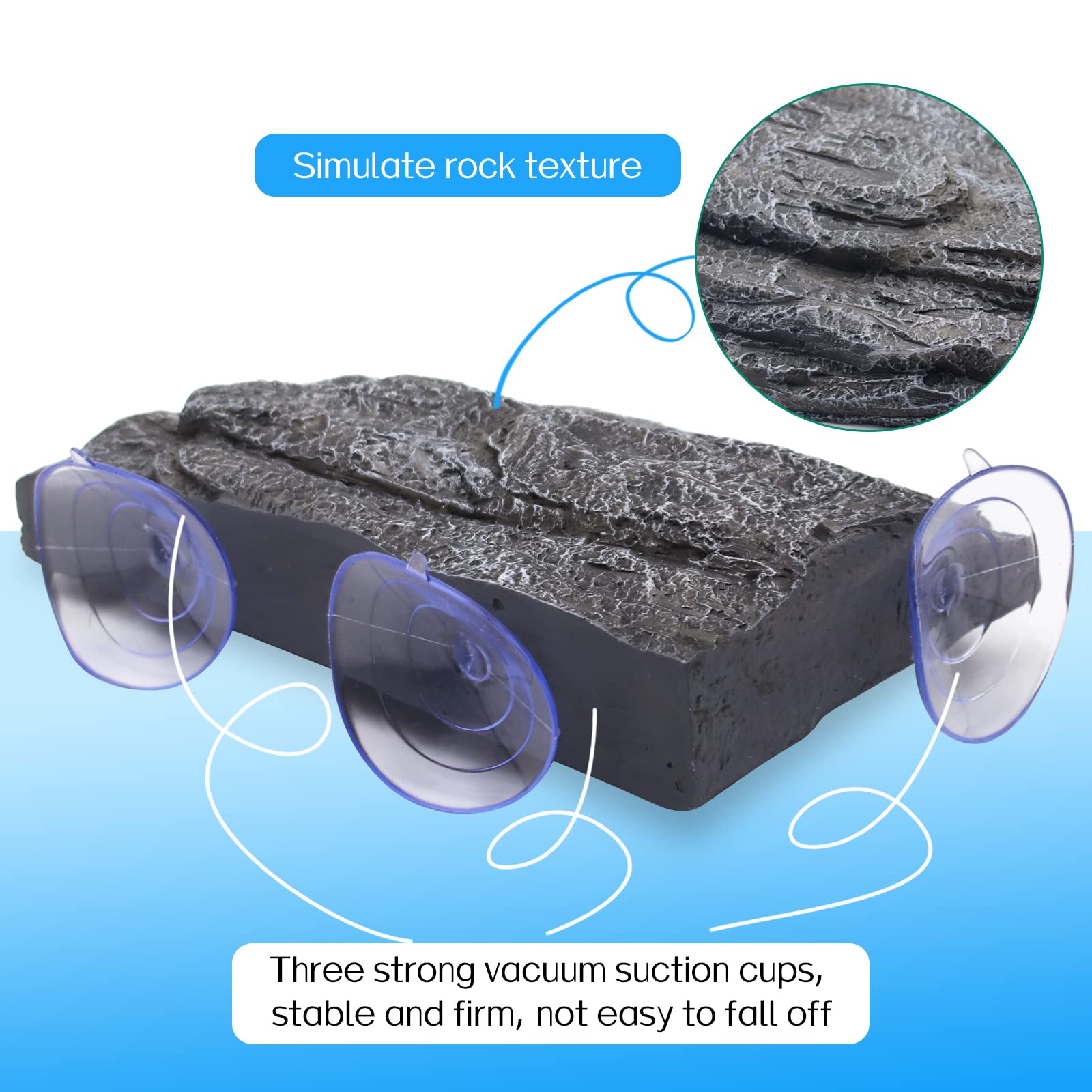 Abustle pig Turtle Basking Platform durable resin construction resists water wear