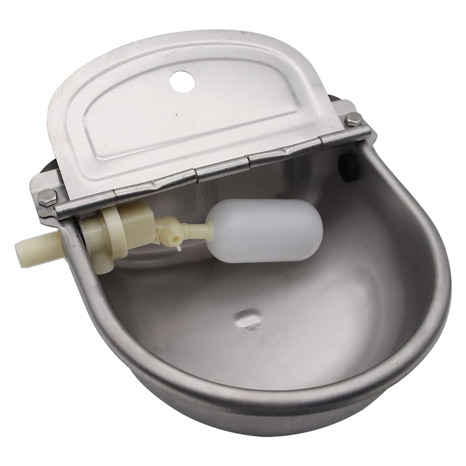 Abustle pig water bowl back mount holes ready for secure installation