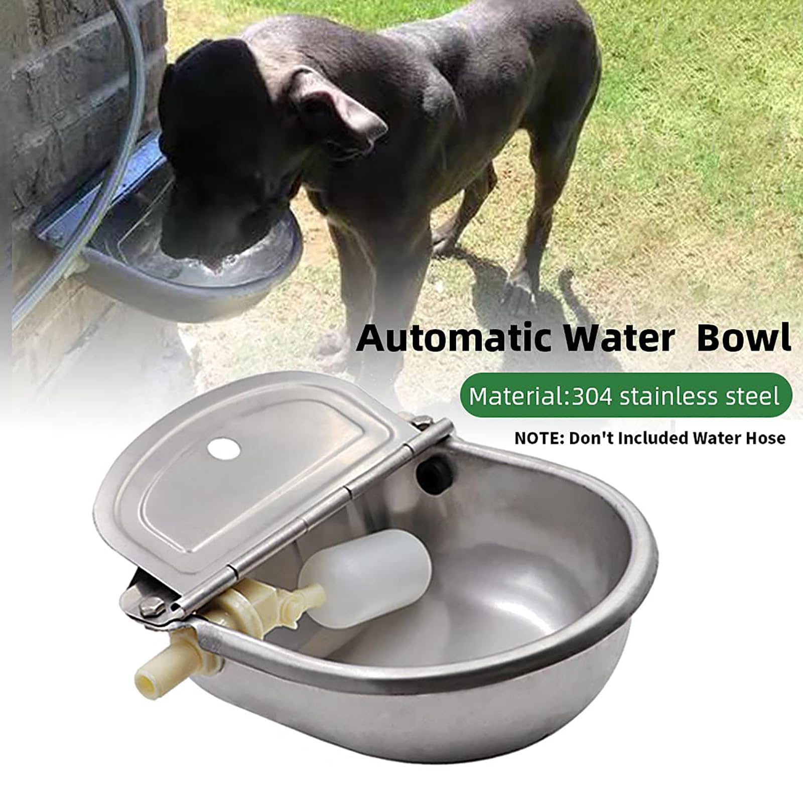 Abustle pig water bowl 0.66 gallon capacity suitable for multiple animals