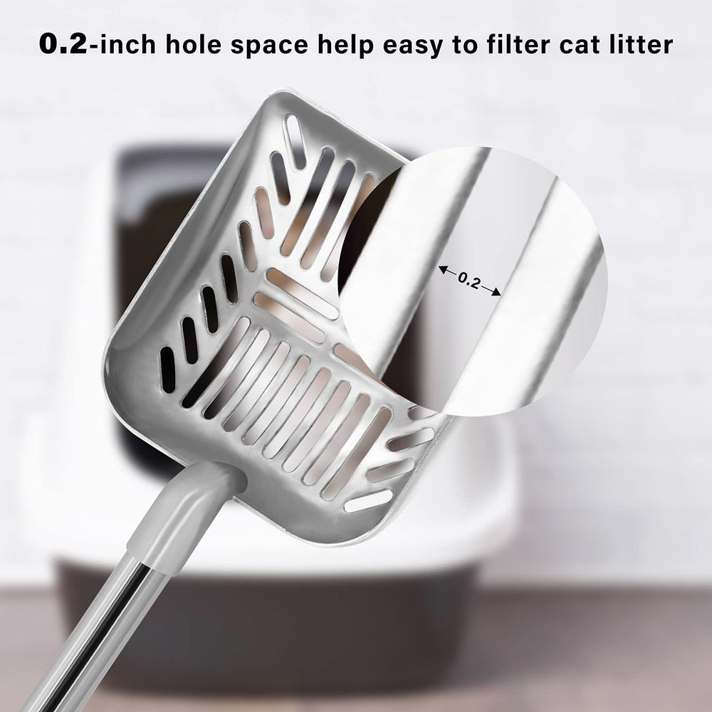 Acalu detachable scoop design saves space and adapts to various litter box sizes