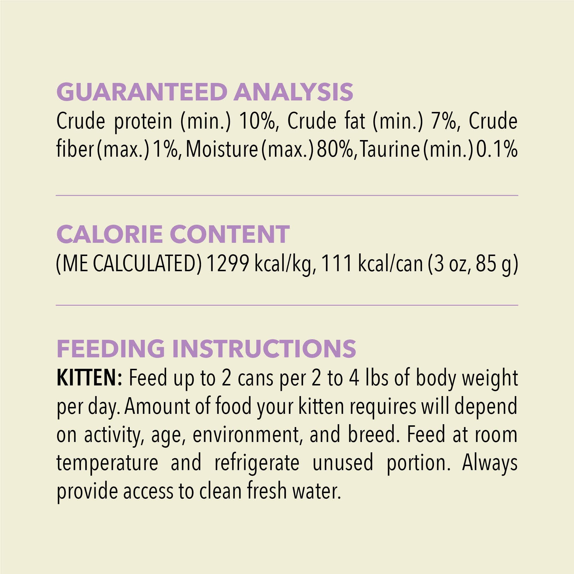 ACANA Premium Pate Kitten texture closeup shows smooth pate for kitten palate