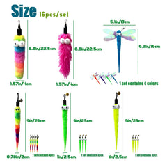 AcceLeah cat worm teaser heads varied colors keep play fresh and exciting.
