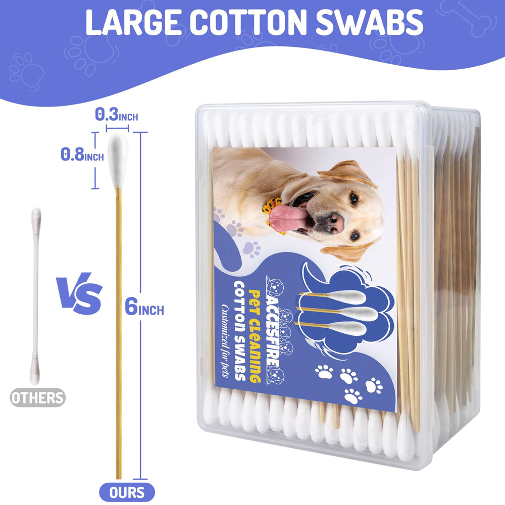 Accesfire lint-free cotton swabs gently collect debris without fuss.