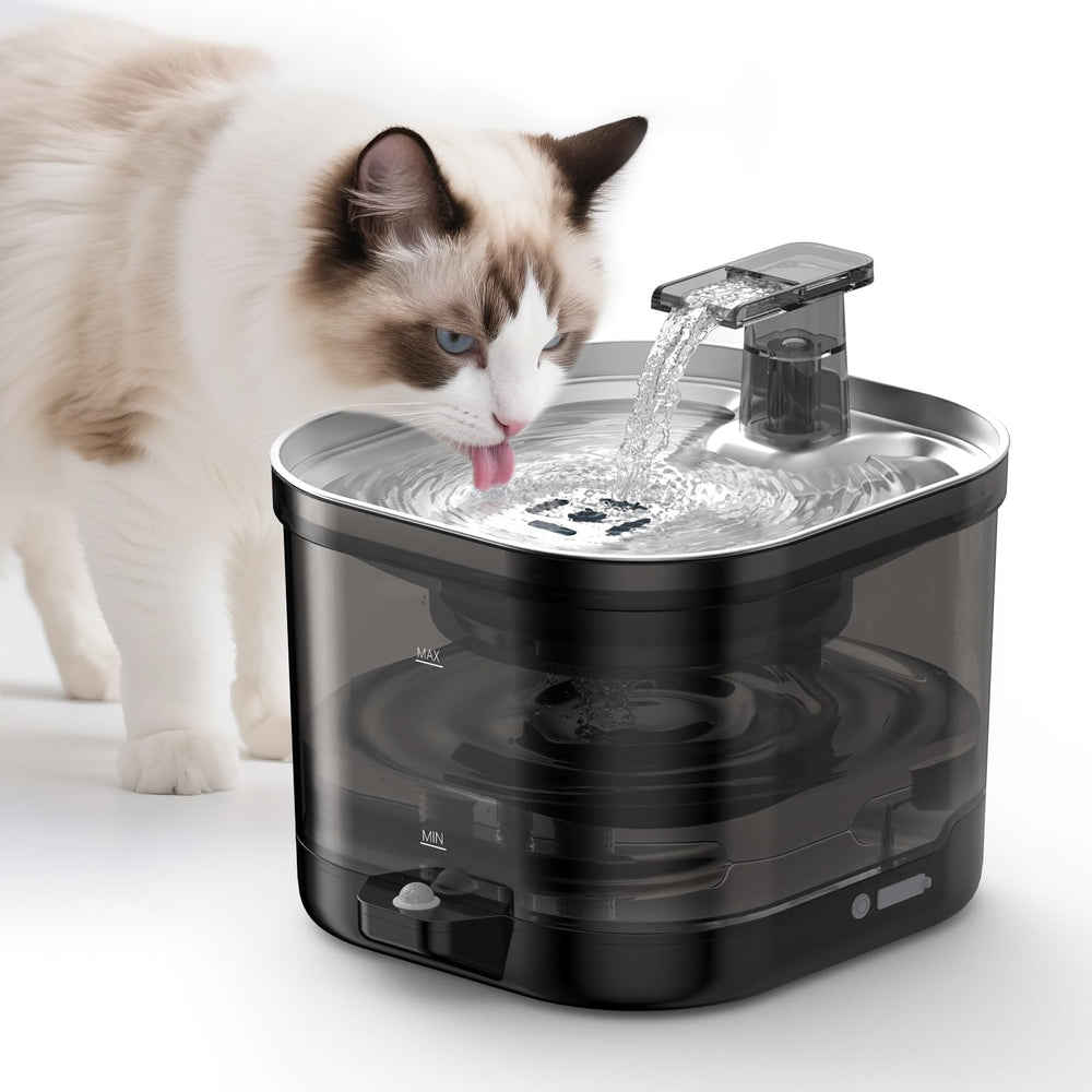 Accokids cat water fountain low-noise pump with safety shut-off