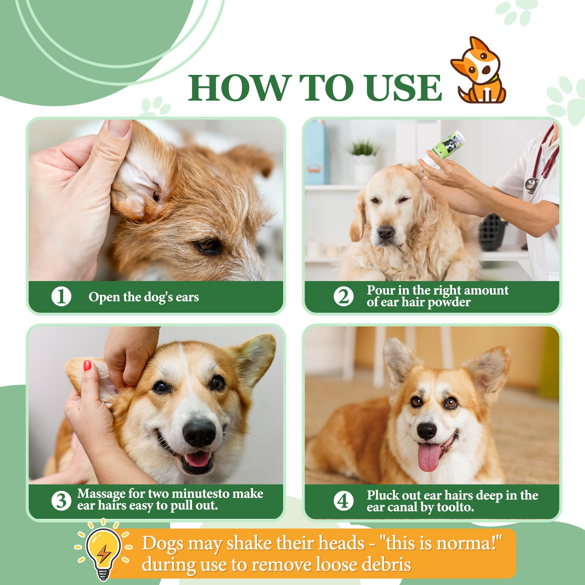Accyoiu grooming kit complete highlights all-in-one ear care solution.