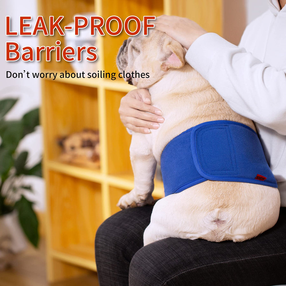 ACDOK dog diapers male pack3 small-size label helps quick size recognition.