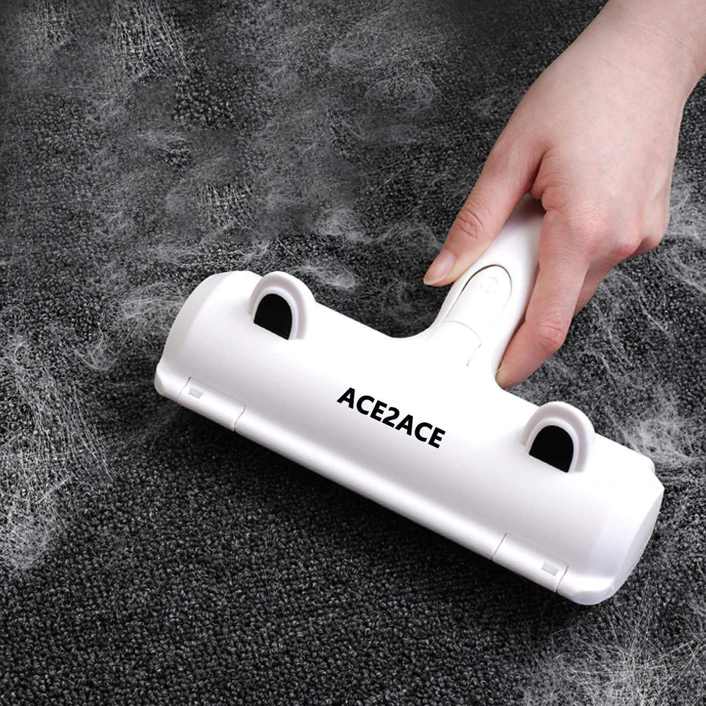 ACE2ACE pet hair remover built-in dust bin collects hair for easy disposal