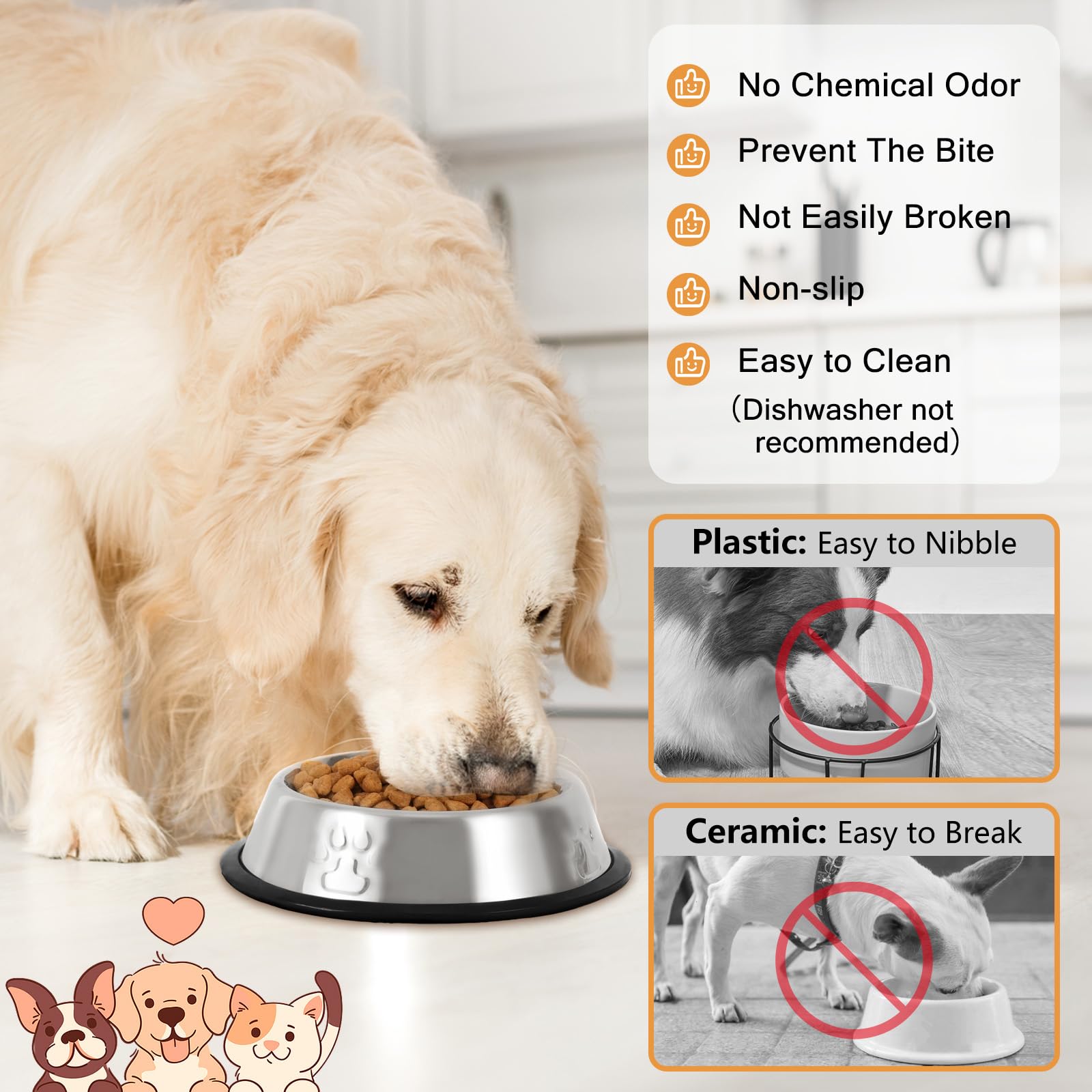 ACEONE easy-clean design simplifies rinsing after meals.