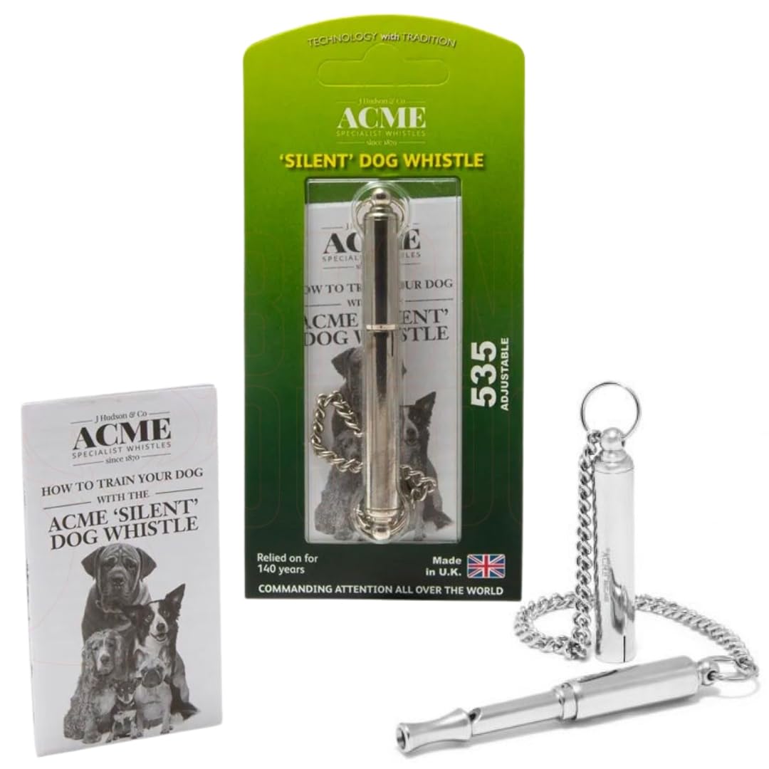 ACME original silent whistle 535 front view, compact design for outdoor training.