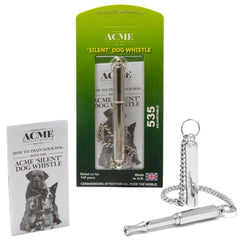 ACME original silent whistle 535 front view, compact design for outdoor training.