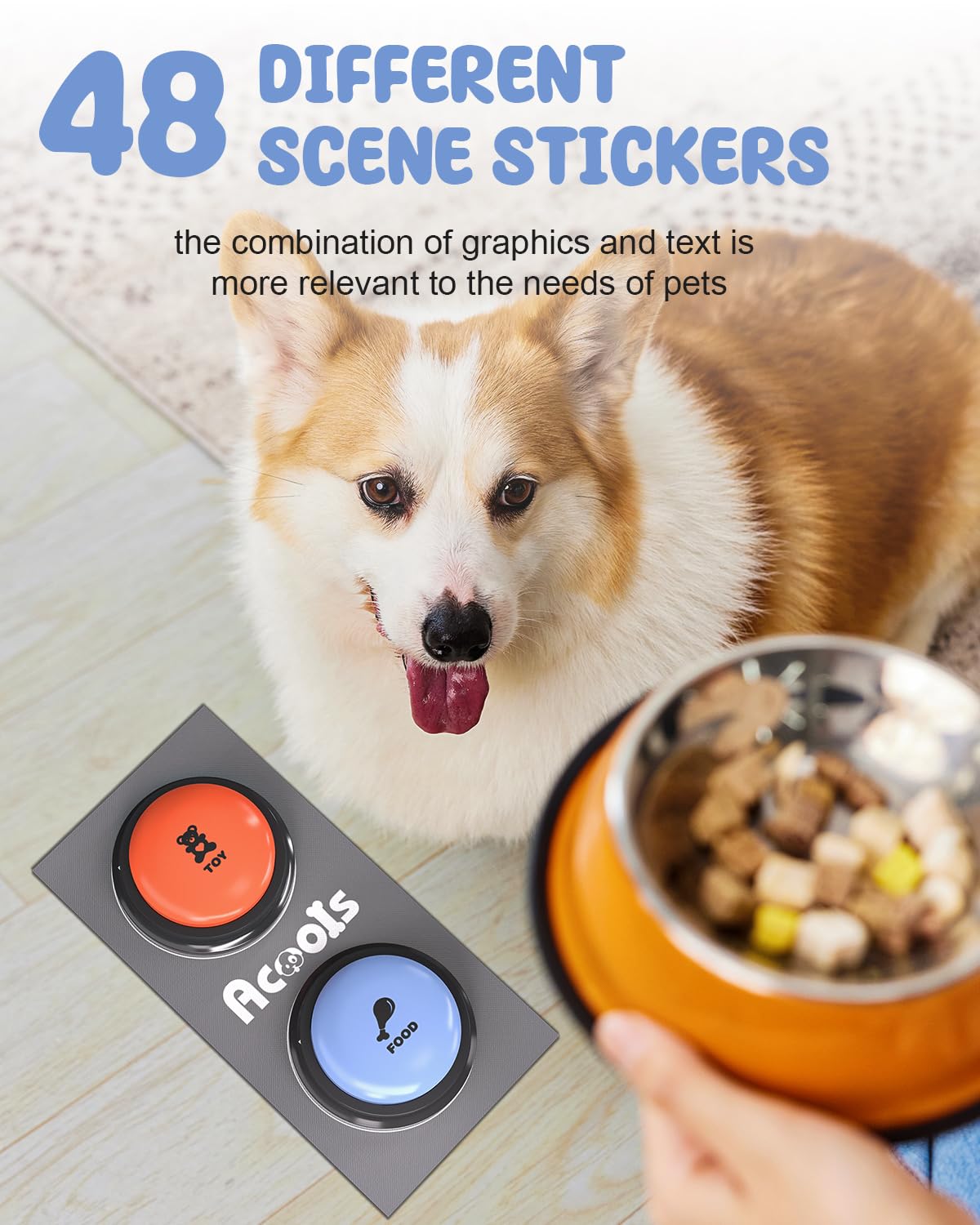 Acools 48-scene stickers pack enhances quick scenario labeling for versatile training games.