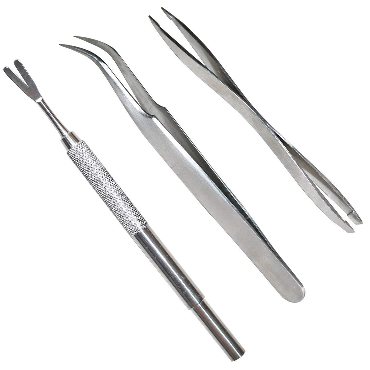 Acronde tick remover kit three-piece laid out for easy tick removal