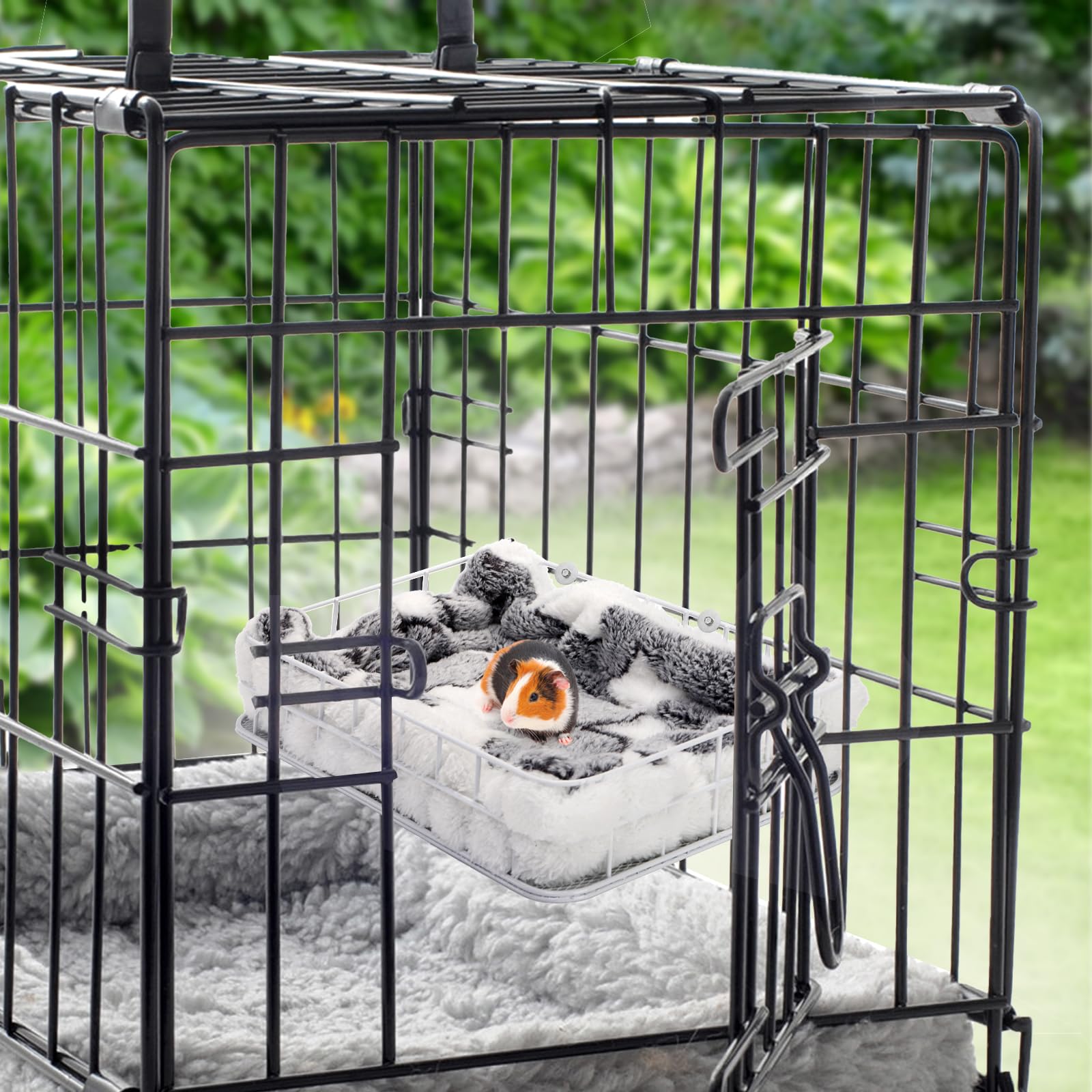 Acshio small animal habitat wide use accommodates hamsters, chinchillas, and more.